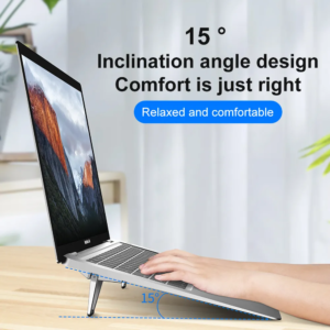 non slip metal foldable laptop stand (2 pcs)