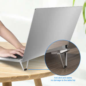 non slip metal foldable laptop stand (2 pcs)