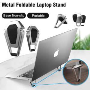 non slip metal foldable mini laptop stand (1 pair)